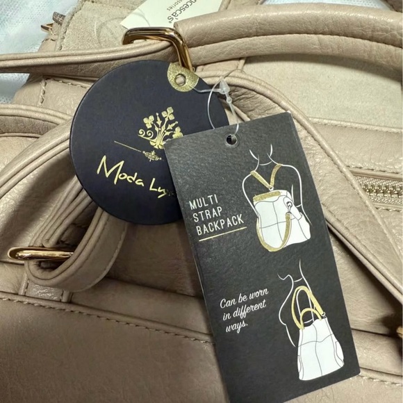 Moda Luxe Multi Strap Backpack - Picture 3 of 4